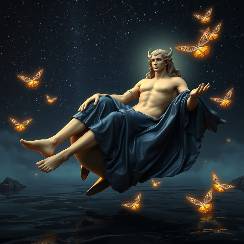 Hypnos Above the Lake of Dreams
