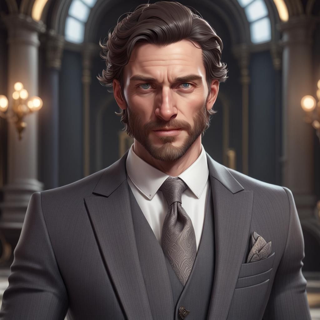 Scottish Man Portrait in Unreal Engine 5