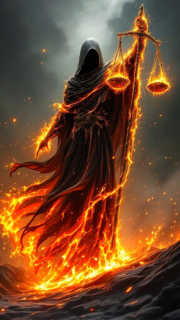 Libra Grim Reaper in Molten Lava