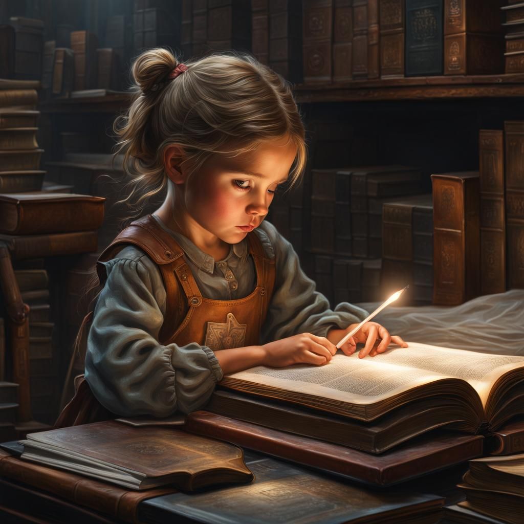 Concentrated Girl Studies Book in Dystopian Setting