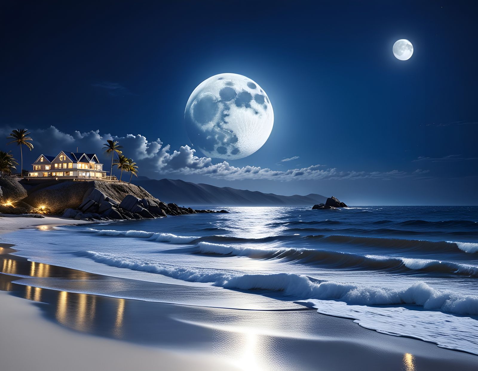 Two moons is a crowd. :[