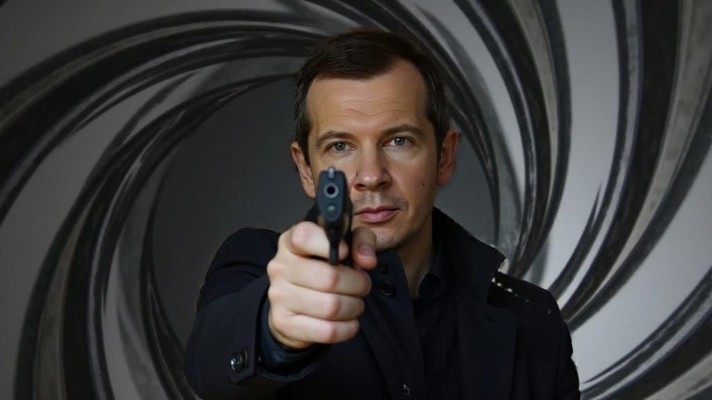 Sleek and Deadly Agent 008 Takes Aim