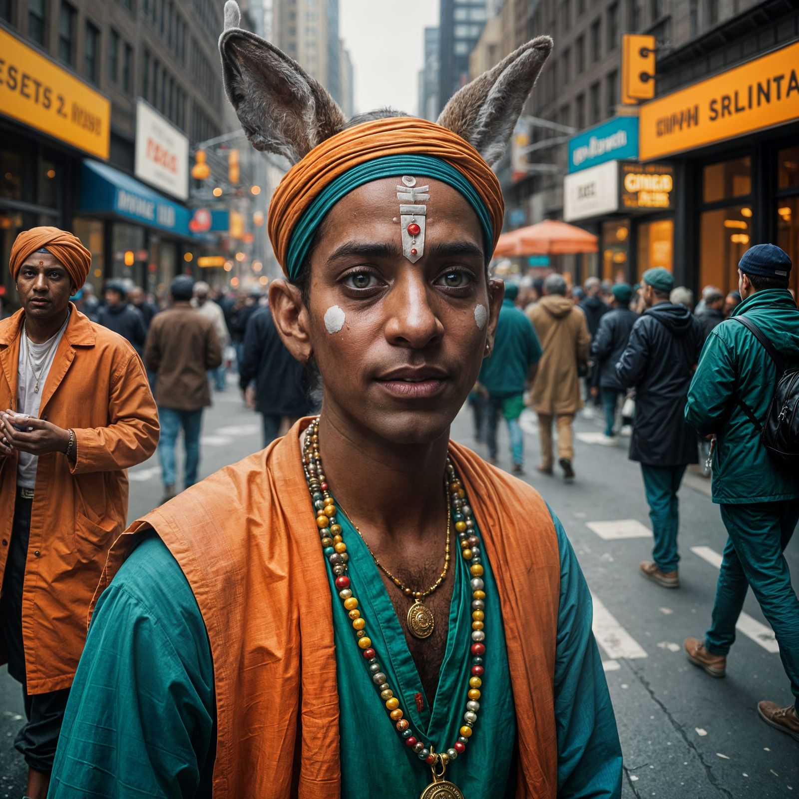 Hare Krishnas Beg on New York Streets