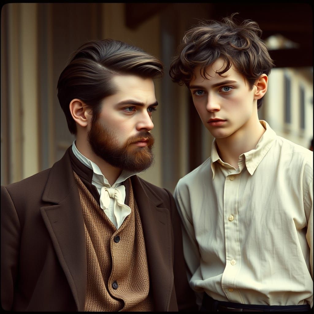 Verlaine and Rimbaud in Paris, Cinematic Film Still