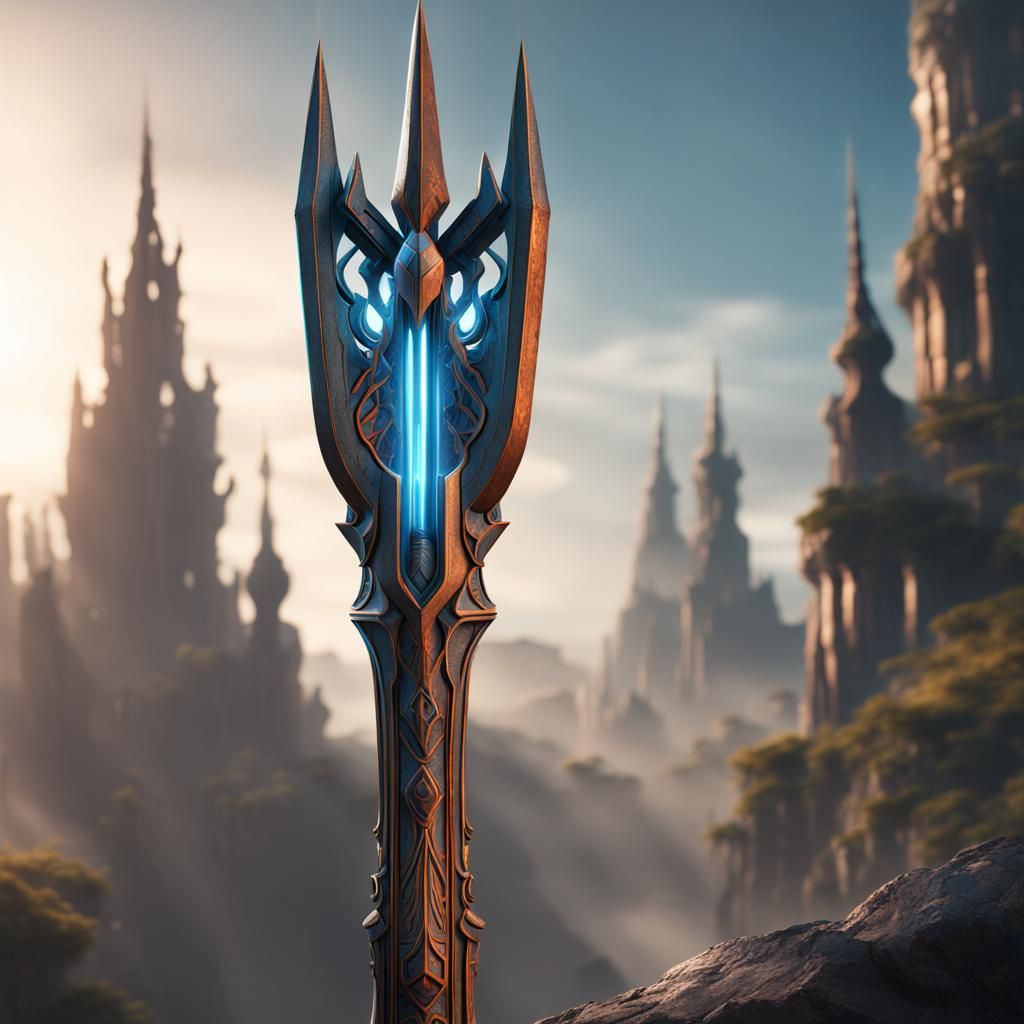 High Tech Tri Spear Concept Art