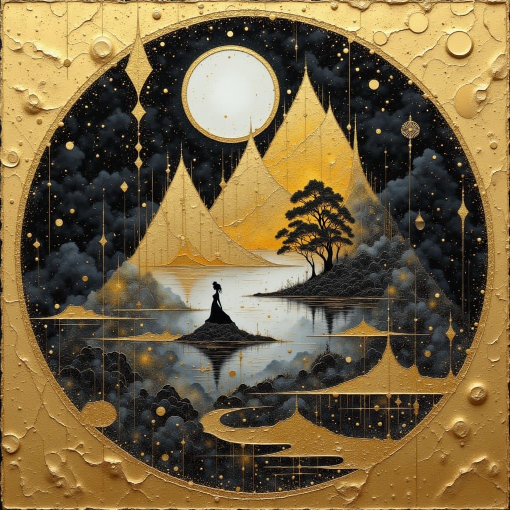 Surreal Triptych of Dreamlike Worlds