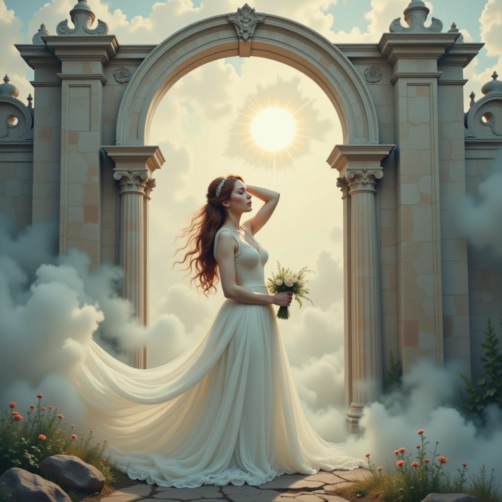 Heaven's Gates Close as Poem Weeps