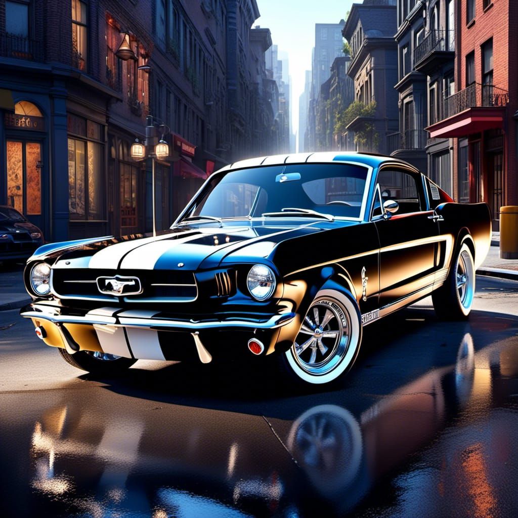 Cruella Deville Custom 1965 Ford Mustang Hot Rod