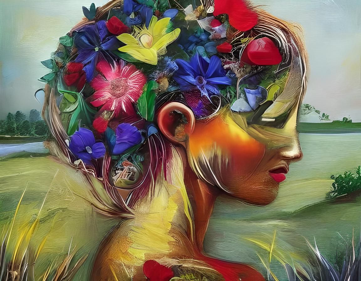 Emotional Masterpiece: Two Girls in Artistic Styles