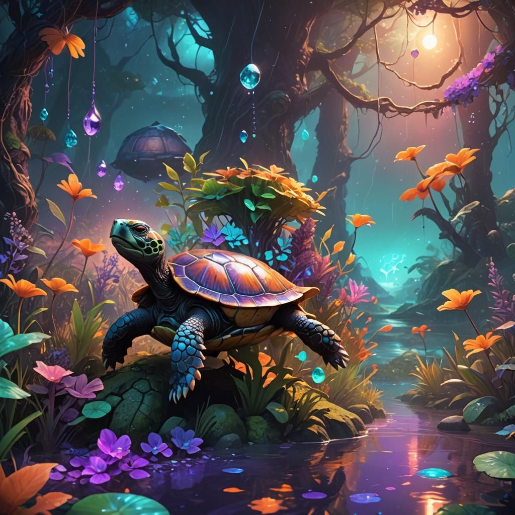 Turtle and Fox in a Vibrant Parallel Universe