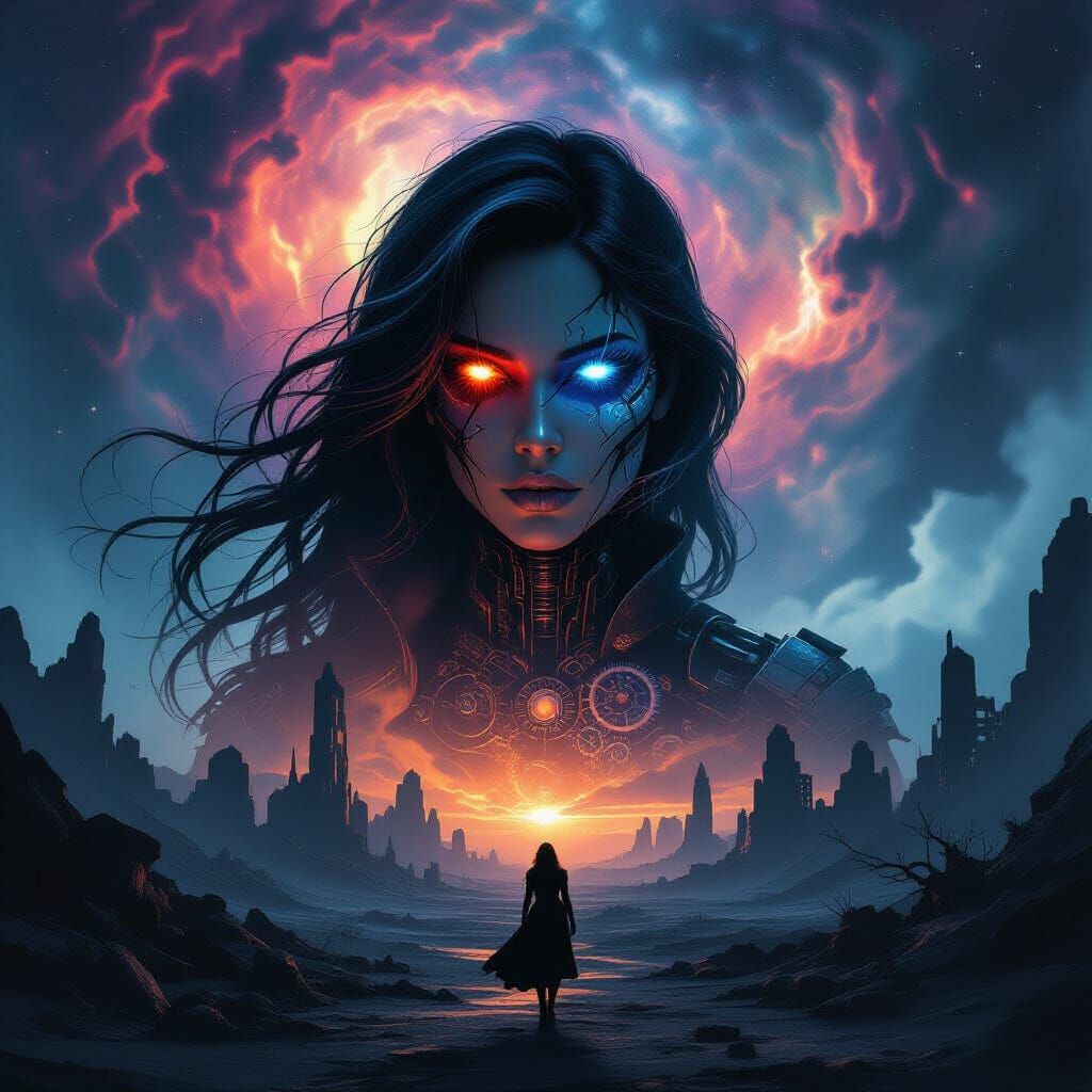 Urban Warrior in Alien Nebula