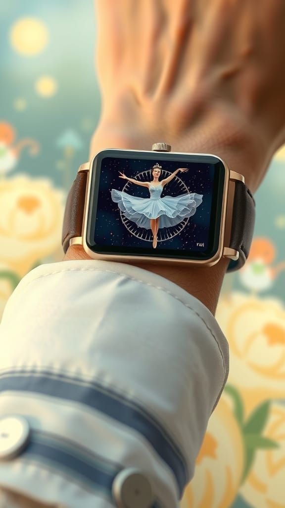 Ballerina Watch: Art Nouveau Meets Futuristic Dream