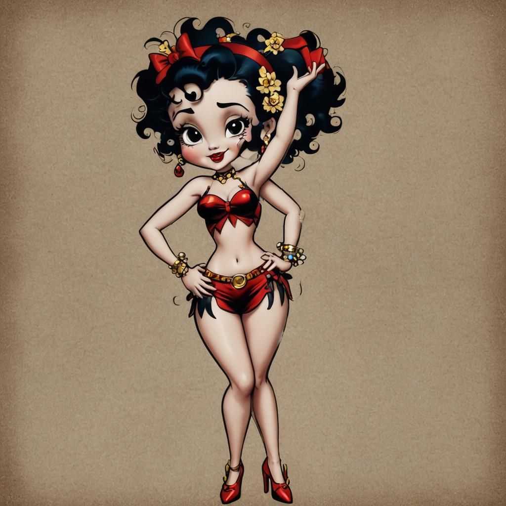Betty Boop as Exotic Dancer