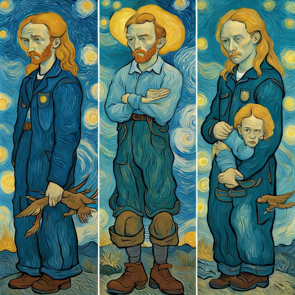 Eternity's Gate: A Van Gogh Inspired Impression