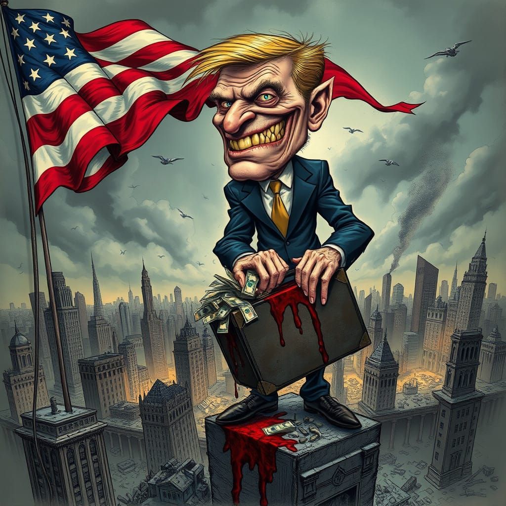 Crushing Inequality in a Decaying Metropolis