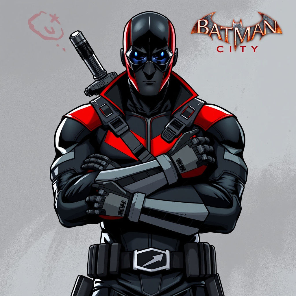 Deadshot in Arkham City Comic Book Style