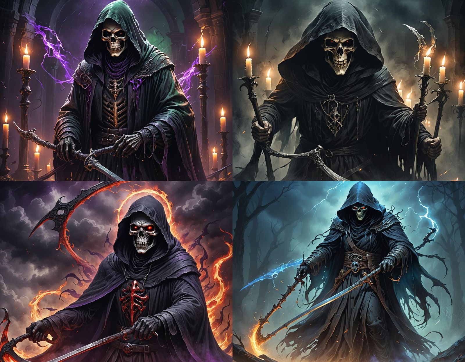 Dramatic Grim Reaper Splash Art