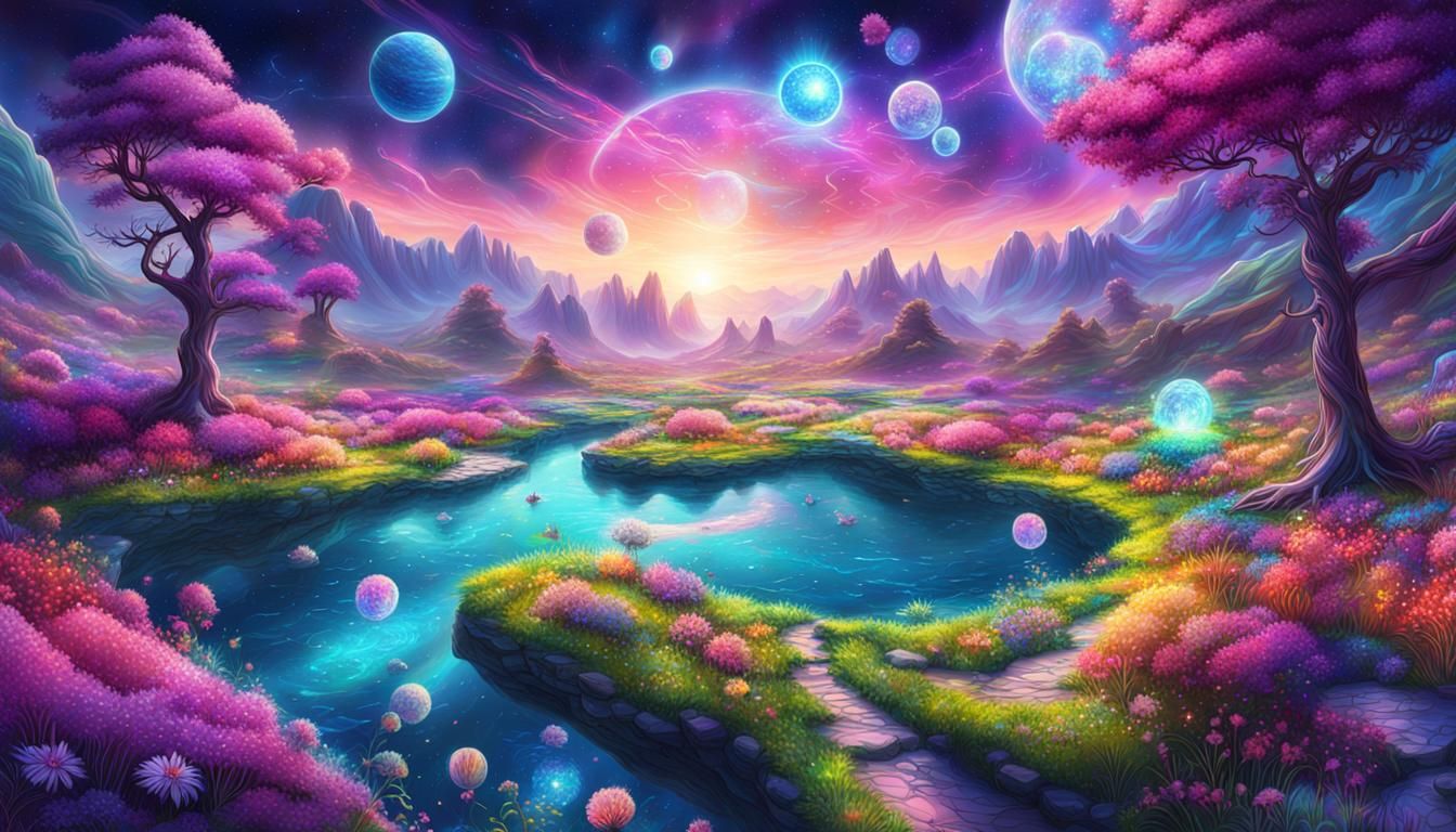 Incredible spring-inspired gaming landscape