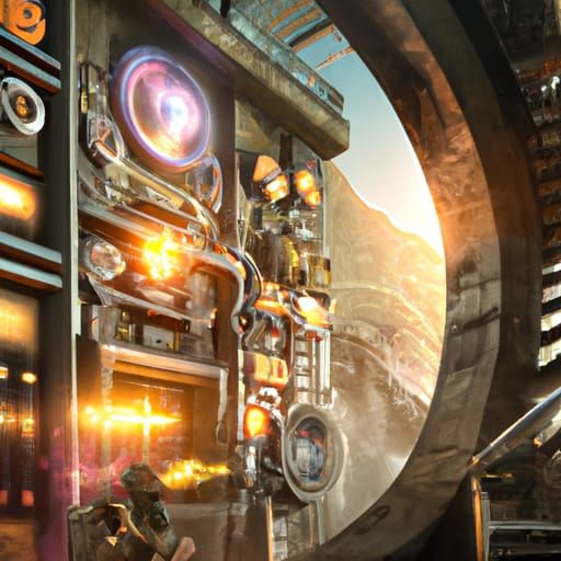 Fantastical Matte Painting in Deep Color