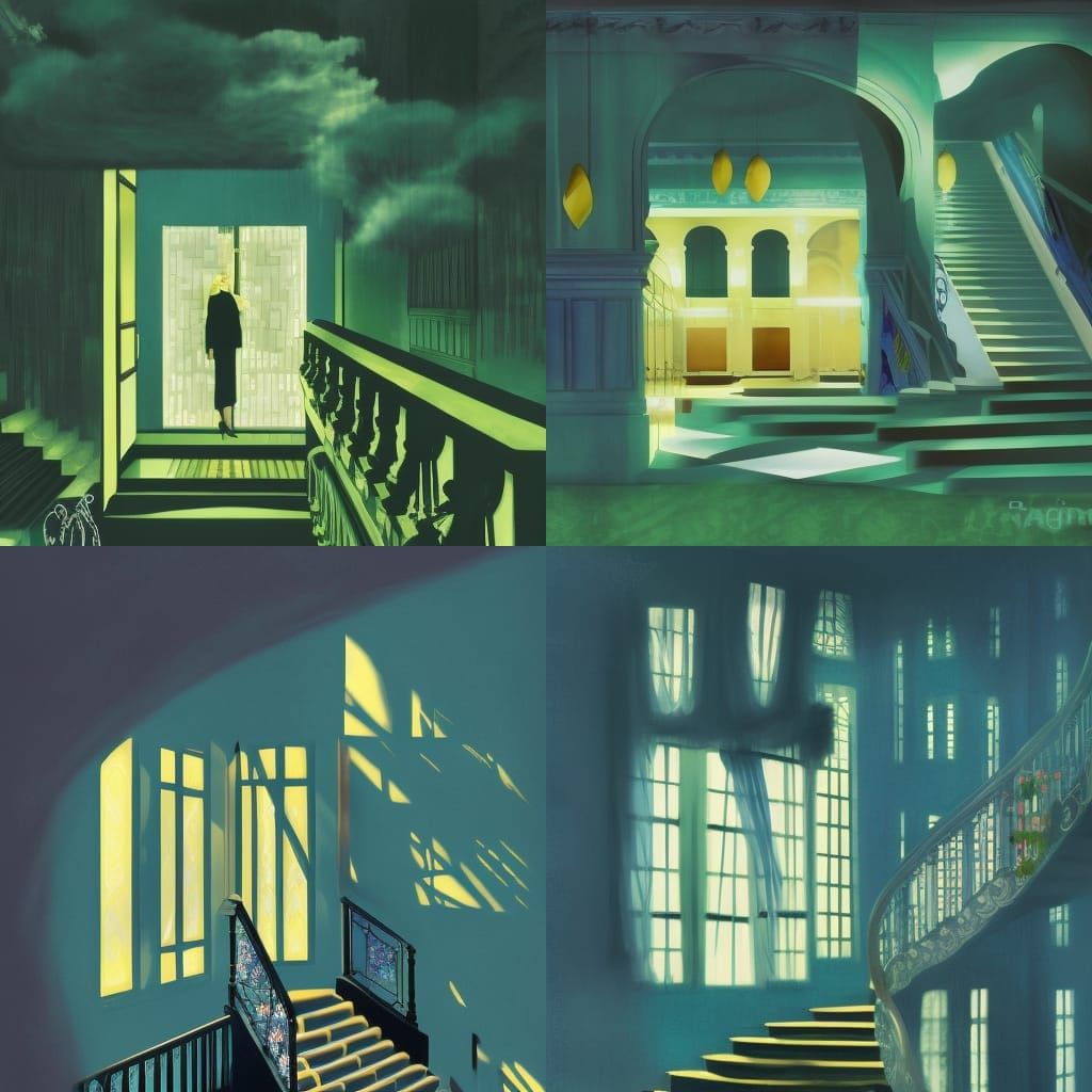 Grand Staircase to the Sky: Maximalist Digital Art