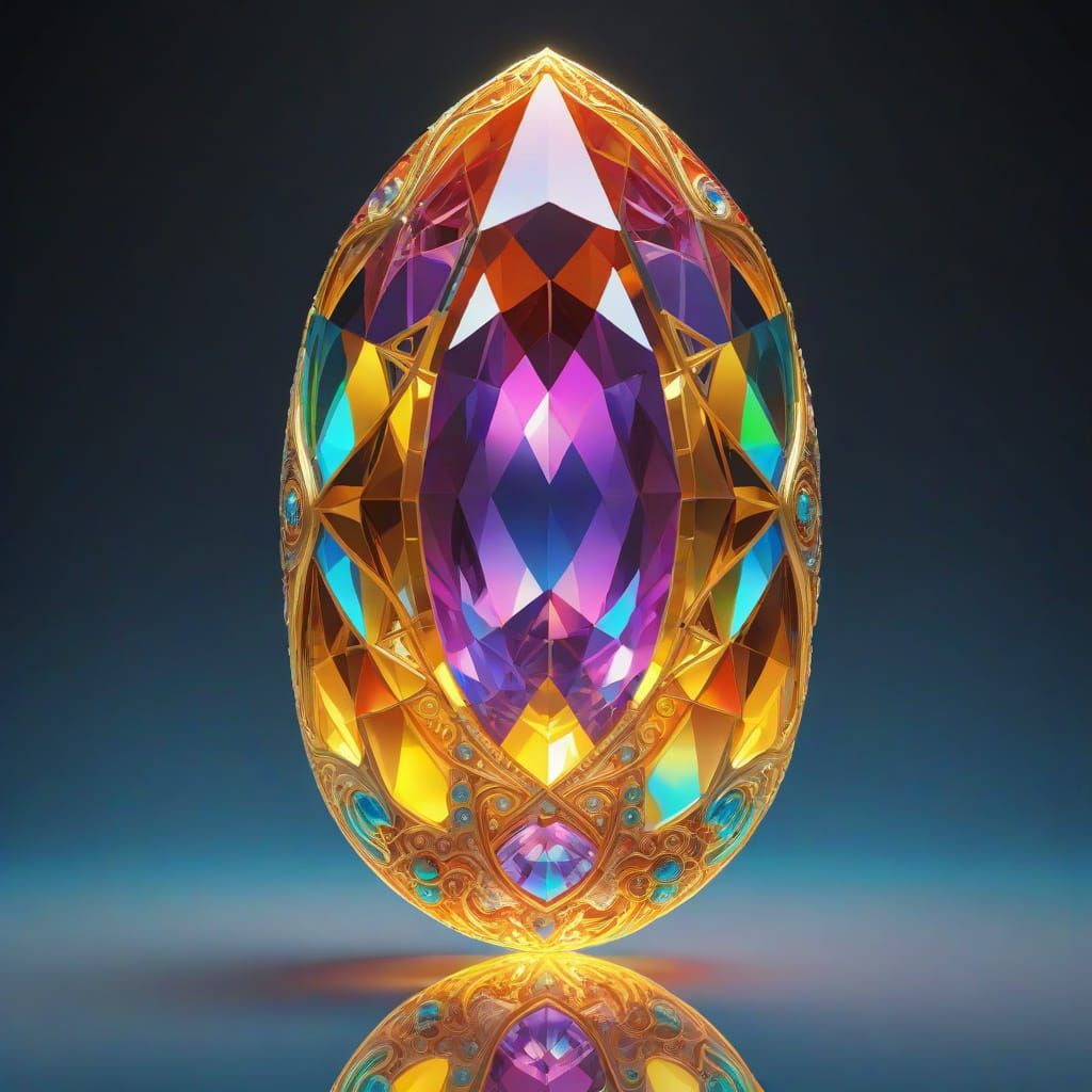 Hyperrealistic Art Gallery with Grotesque Subjects in Vibran...