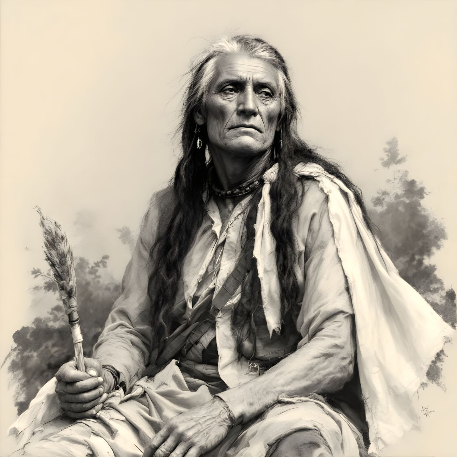 American Warrior Black Hawk, 1833