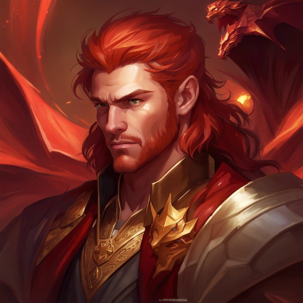 Rand al'Thor as Dragon Reborn Portrait