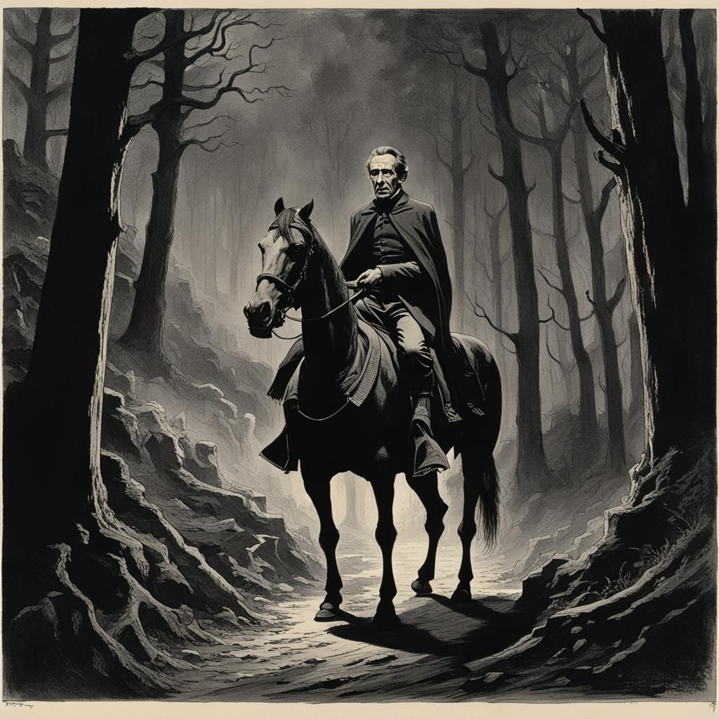 Eerie Ride: Hammer Horror Film Scene