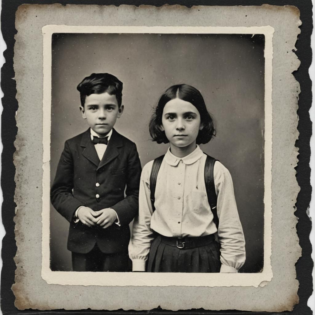 Vintage Photo of Historical Event in Black and White