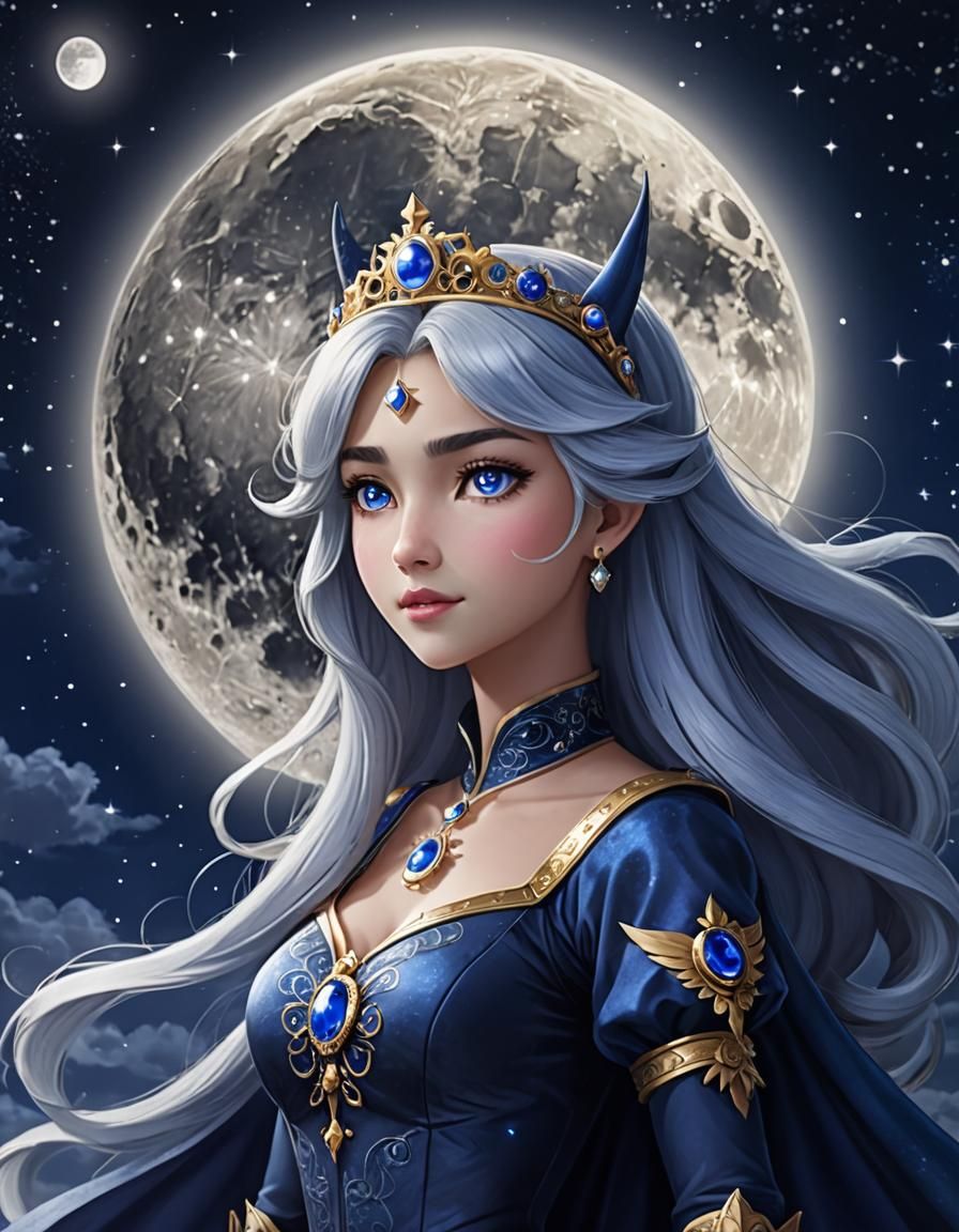 Human Princess Luna, princess of the Moon