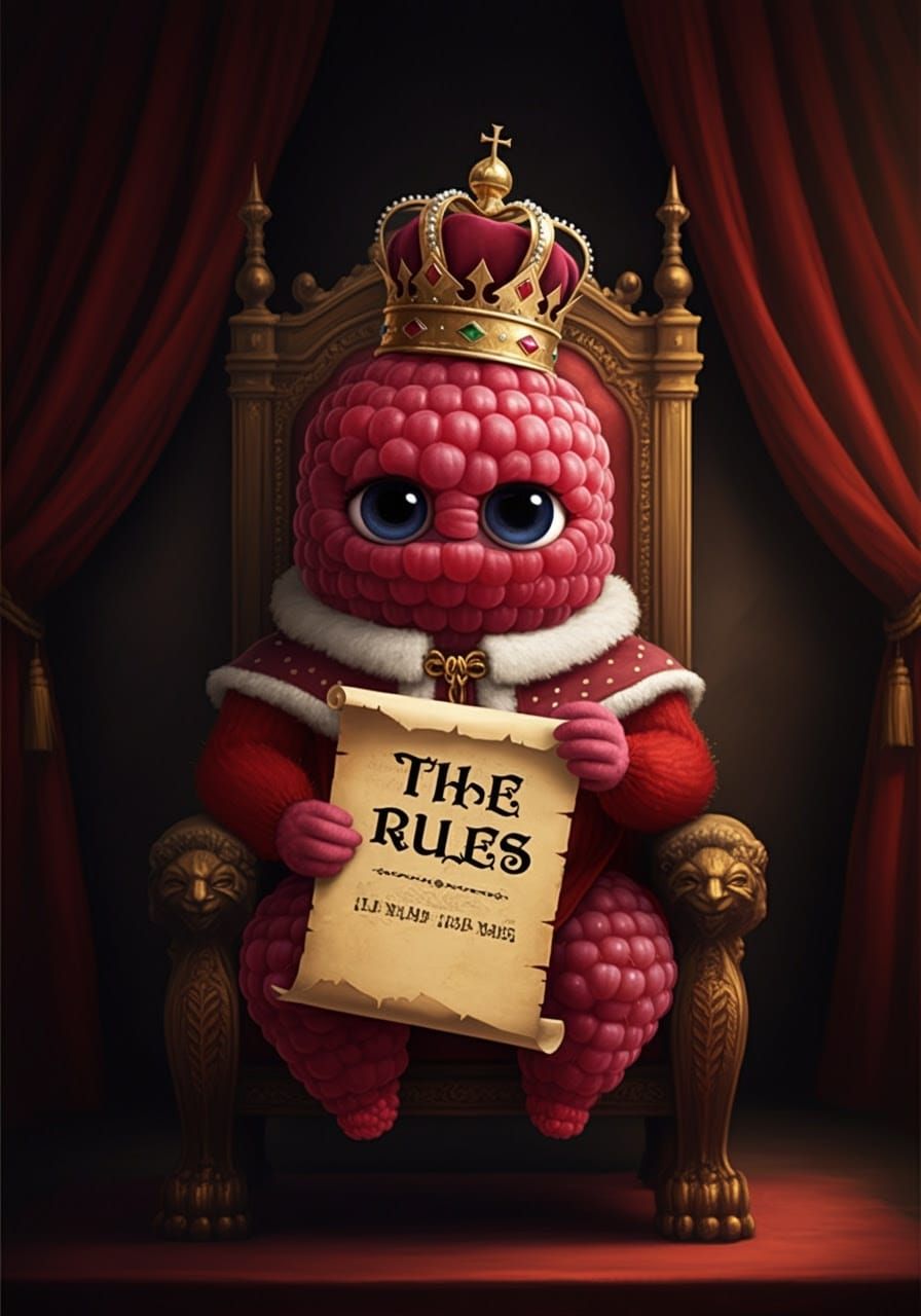 Fruit Monarch Enforces Rules with Authority