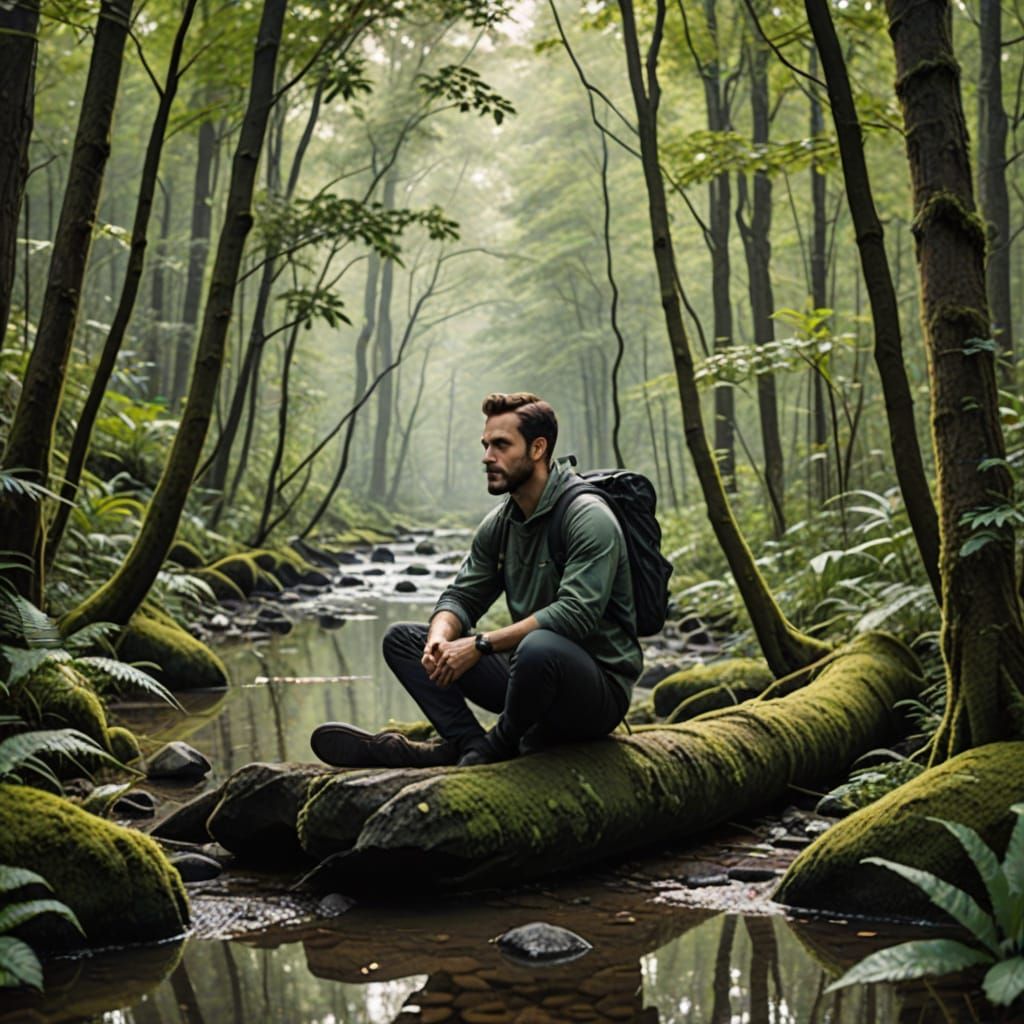 Serenity in a Forest Glade