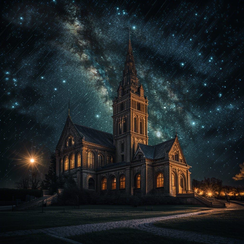 Hyperrealistic Starry Night Sky in HDR