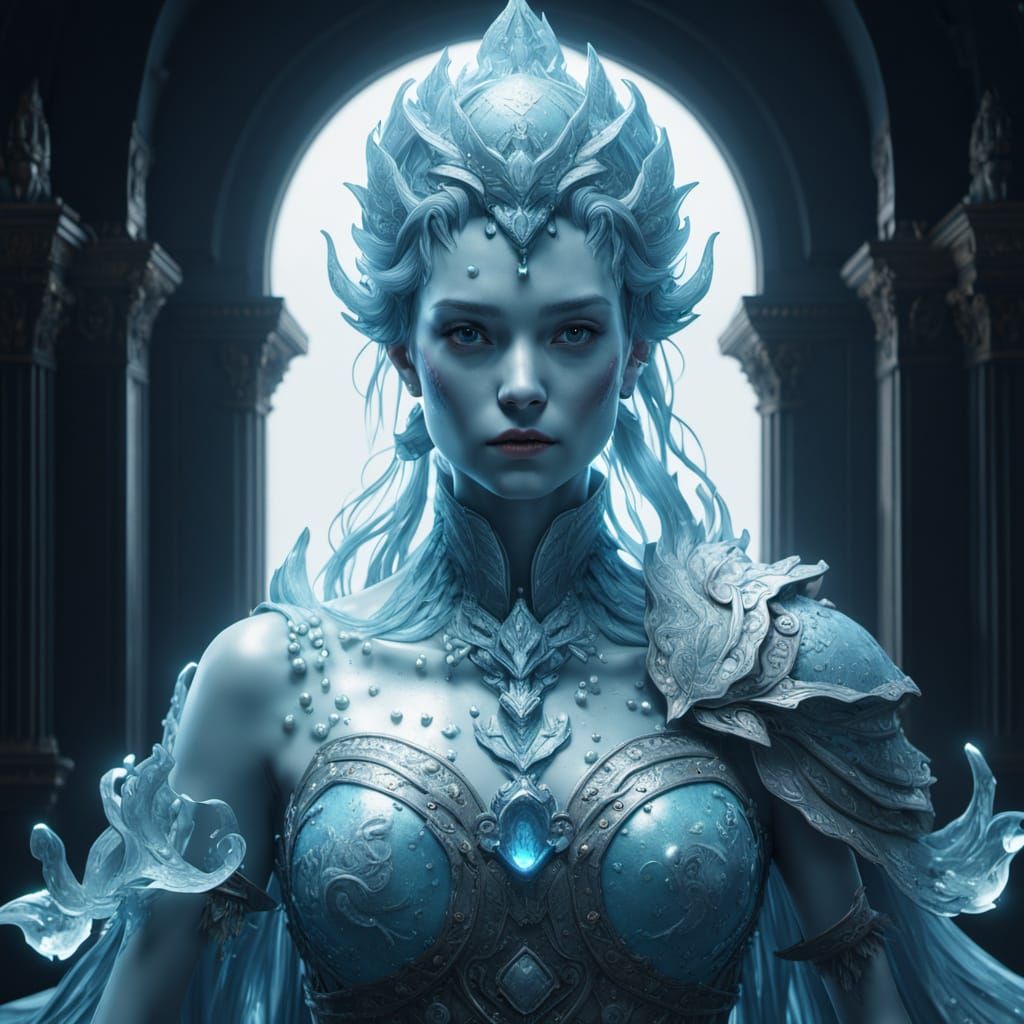 Ethereal Water Elemental in Opulent Classical Galla