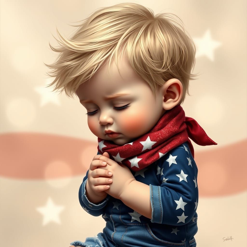 American Child Praying