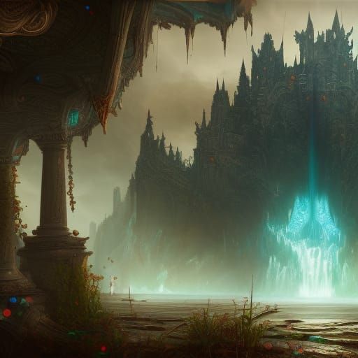 Detailed Matte Painting of a Revenge Scene