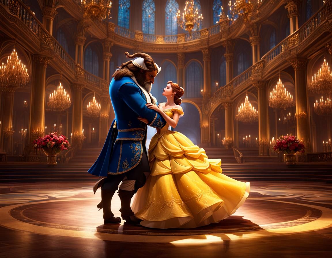 Belle and Adam's Ballroom Dance: Art Nouveau Style