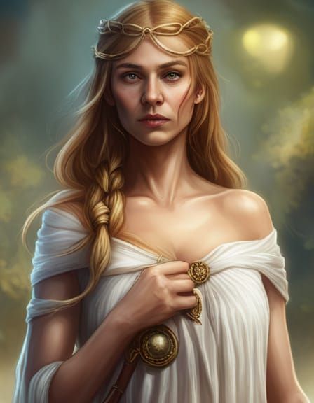 Goddess of Fate Digital Painting Concept Art