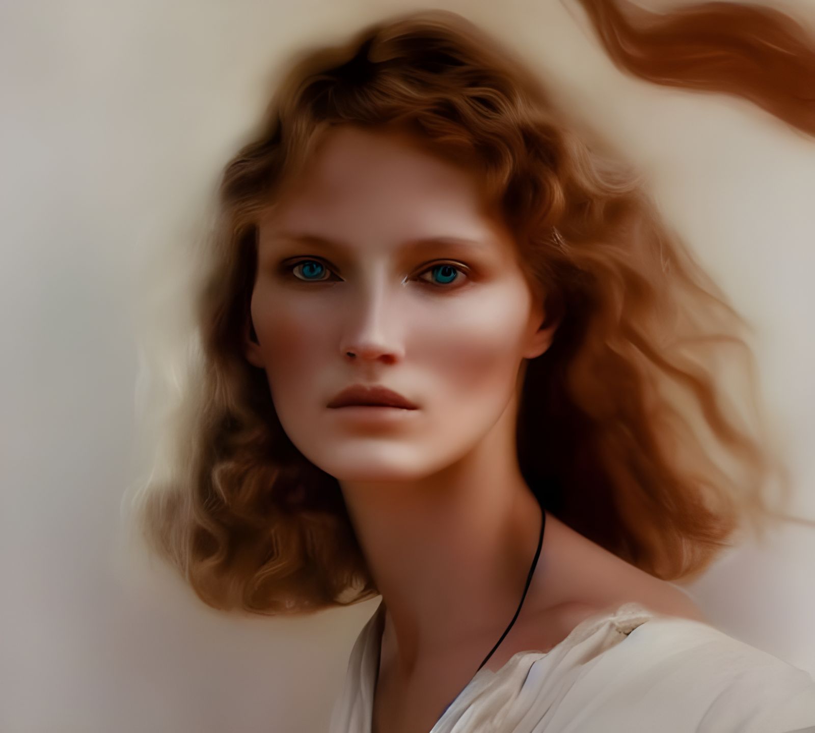 Dreamy Portrait of a Norwegian Woman in Roversi Style