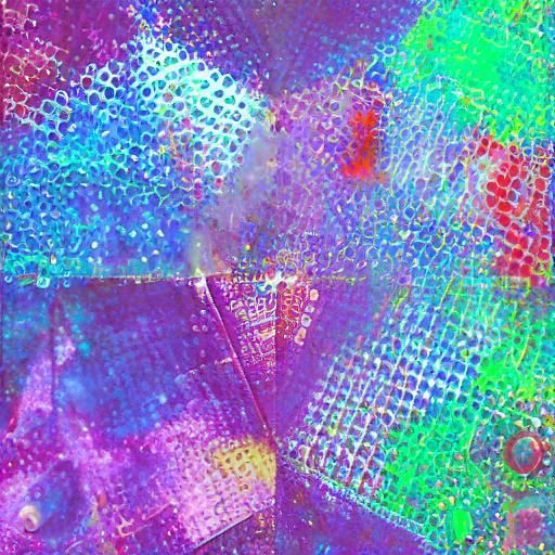 Abstract Acrylic Pouring with Geometric Shapes