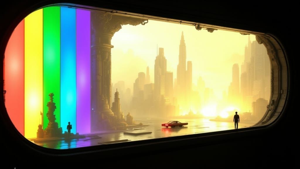 Vice Punk 2078: Futuristic Cyberpunk Cityscape