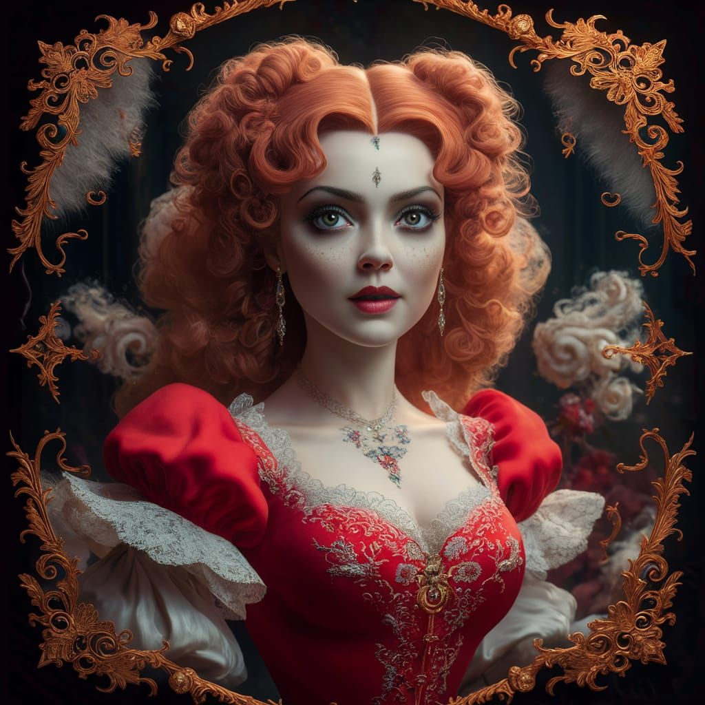 Scarlet O'Hara Digital Portrait in Unreal Engine 5