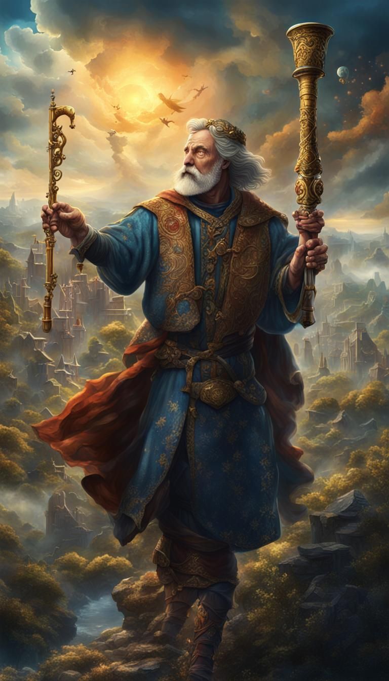 The Judgement Tarot Card: Medieval Flute Player