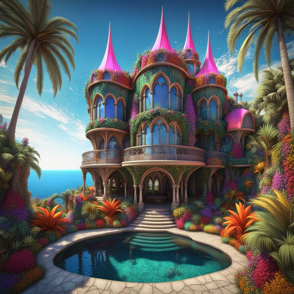 Maximalism  artistic villa