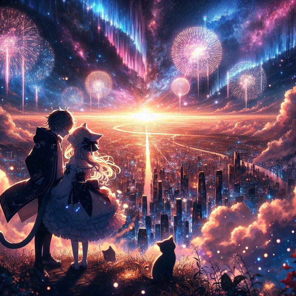 Anime Fireworks Festival at Astral Sunset