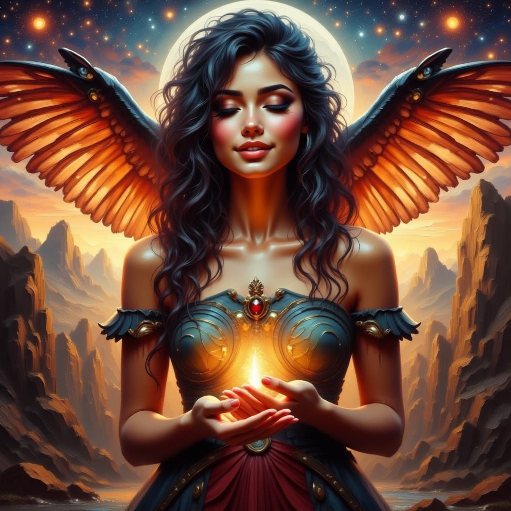 Spirituality Priestess in Tia Naeva's Valley of the Dawn