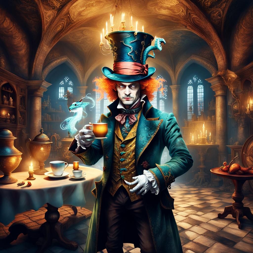 Mad Hatter as Renaissance Man in Dragon Lair