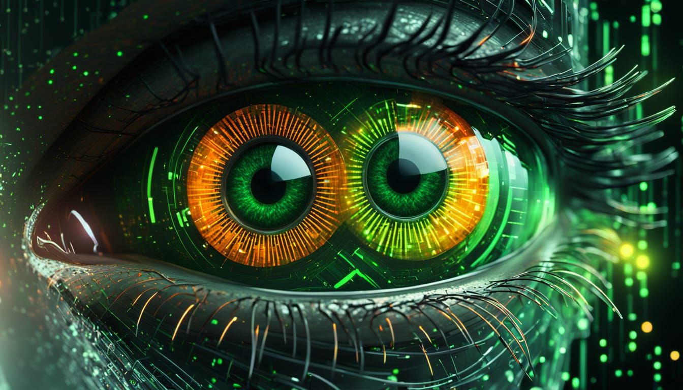 Cyborg Eye Nanotechnology in Quantum Simulation