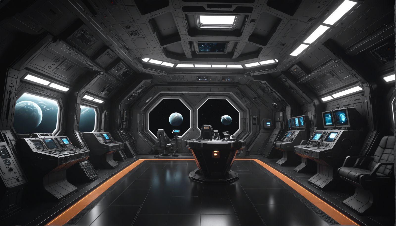 Sinister Interplanetary Station Interior