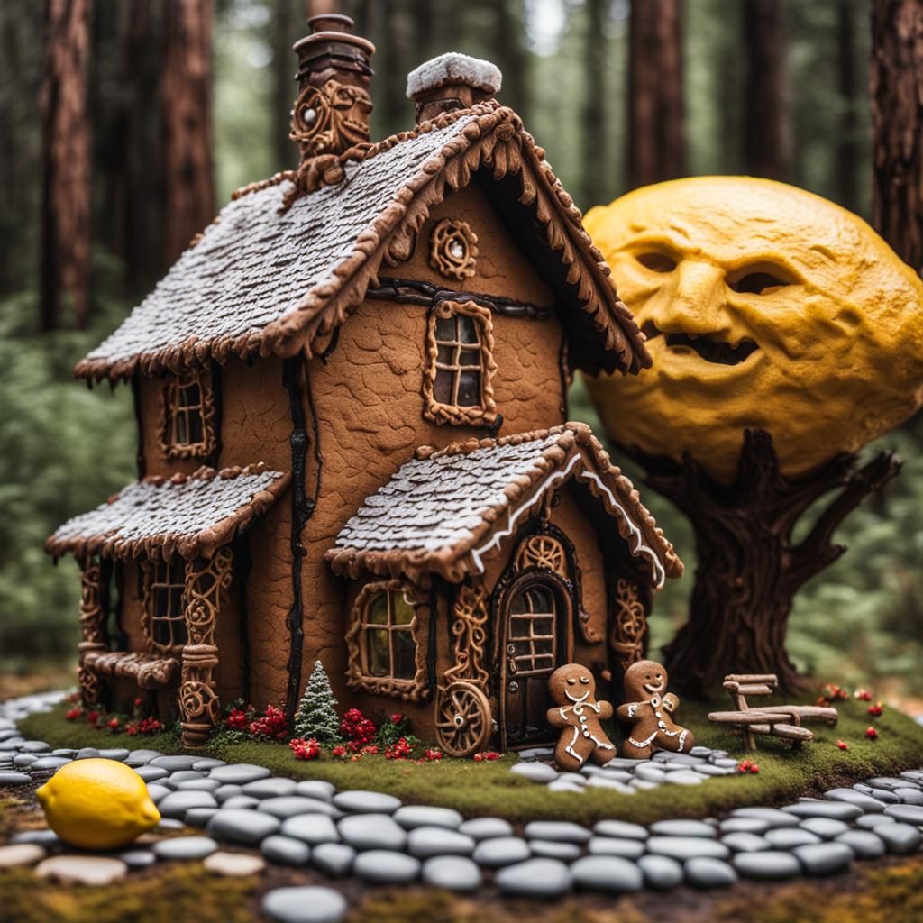 Gingerbread Man's Lemon Feast in Redwood Cottage